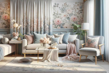 Soft Floral Prints - The growing popularity of comforting floral patterns in home decor