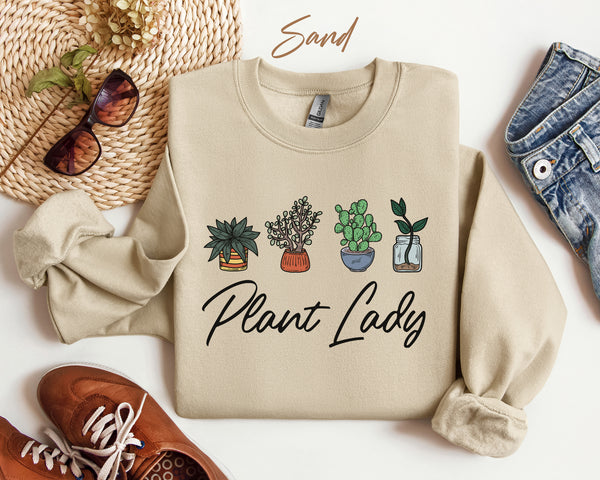 Plant Lady Crewneck Sweatshirt