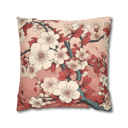 Japanese Sakura Festival Cushion Cover